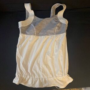 Lululemon tank white and black top